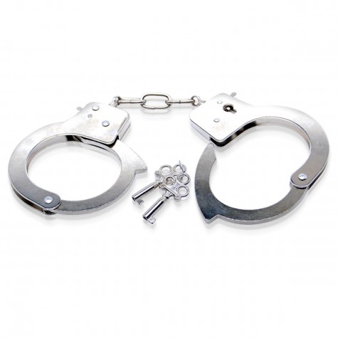 Металлические наручники Metal Handcuffs с ключиками